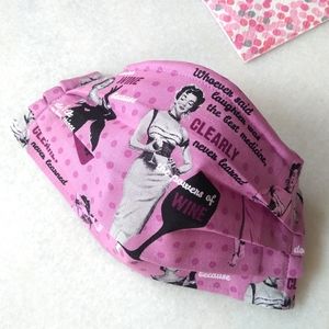 2 Face Masks Handmade, set of 2